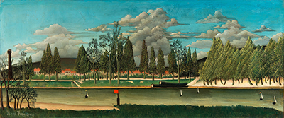 View of the Quai d'Asnieres Henri Rousseau